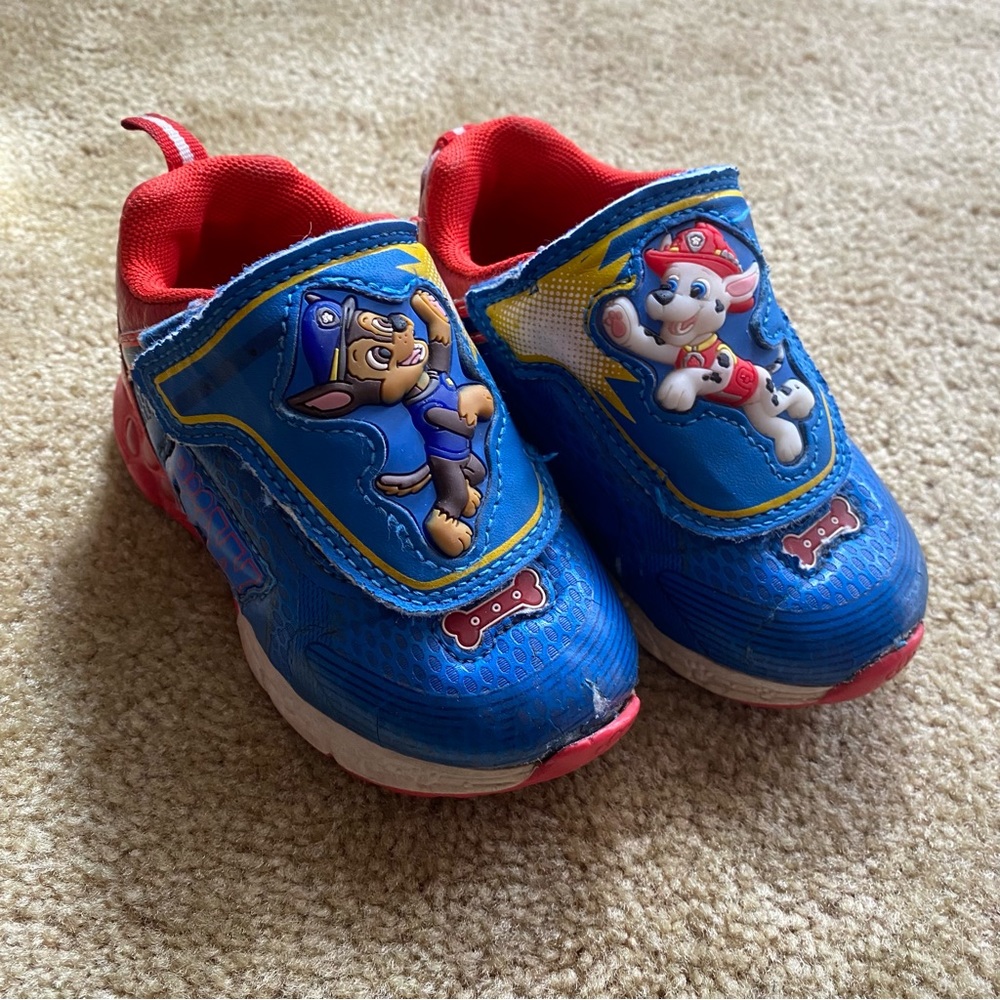 Paw patrol light up shoes